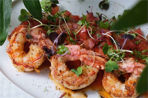 Креветки ROMESCO с картофельным гратеном 10076